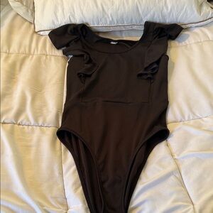 Kids Black One Piece Swimsuit